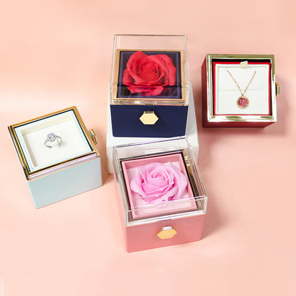 Rotating Rose Gift Box