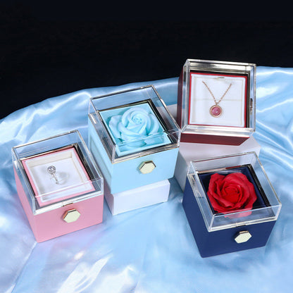 Rotating Rose Gift Box