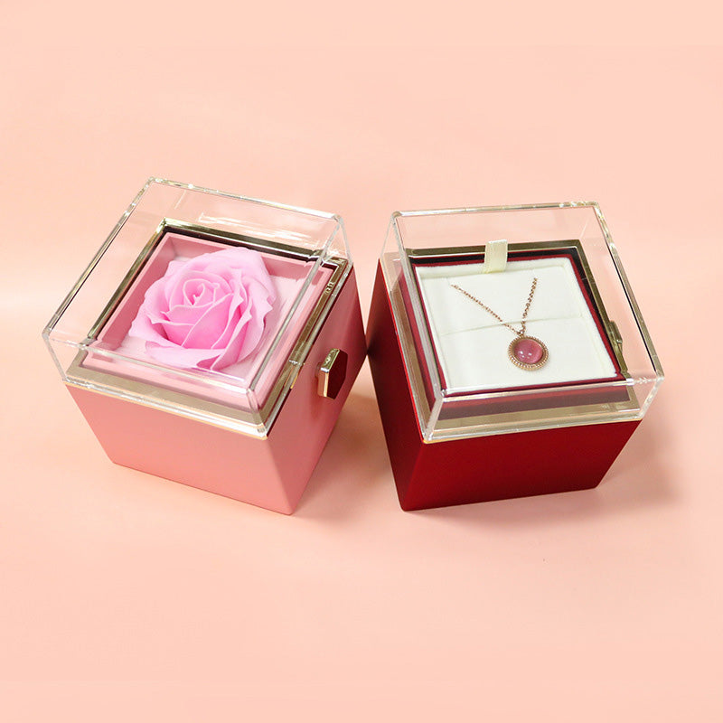 Rotating Rose Gift Box